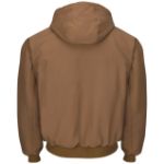 Picture of Bulwark® JLH6 Men's Heavyweight FR Insulated Brown Duck Hooded Jacket