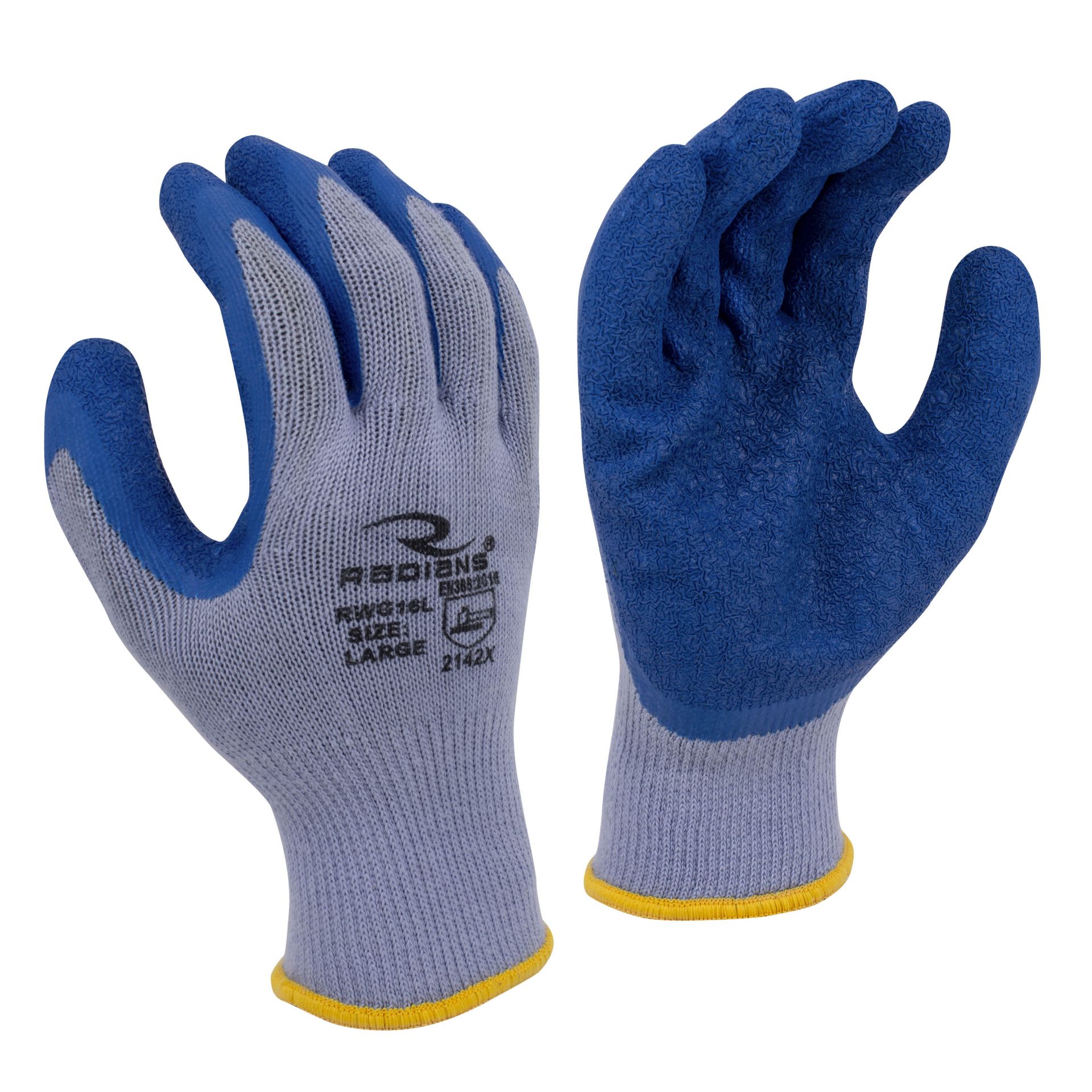 Picture of Radians RWG16 Radians RWG16 Crinkle Latex Palm Coated Glove