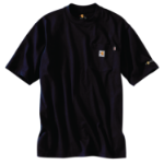 Picture of Carhartt 100234 Mens Flame Resistant Force Loose Fit Midweight Short-Sleeve Pocket T-Shirt