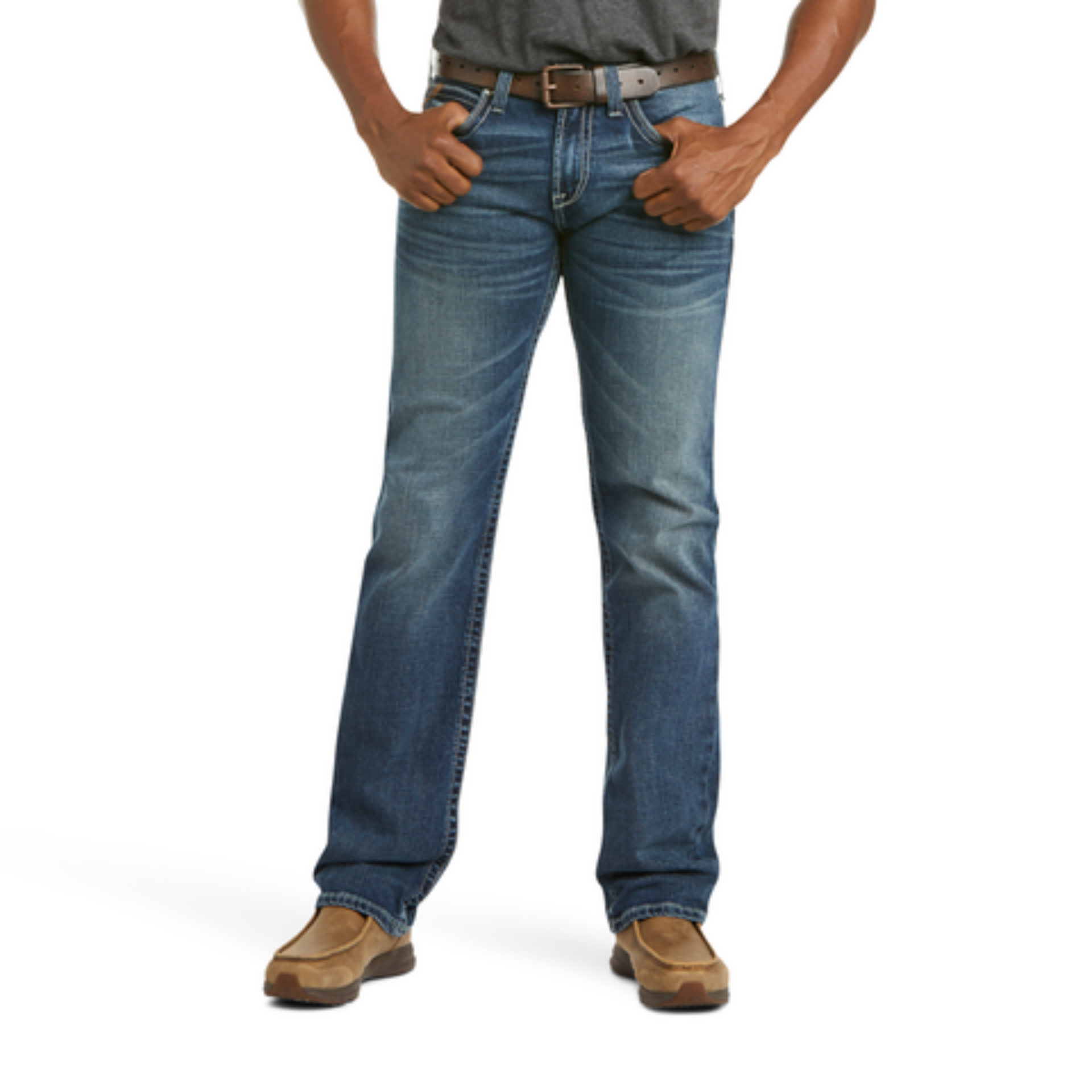 Picture of Ariat 10027748 M7 STR COLTRANE STKBL STRAIGHT JEAN SILVERTON