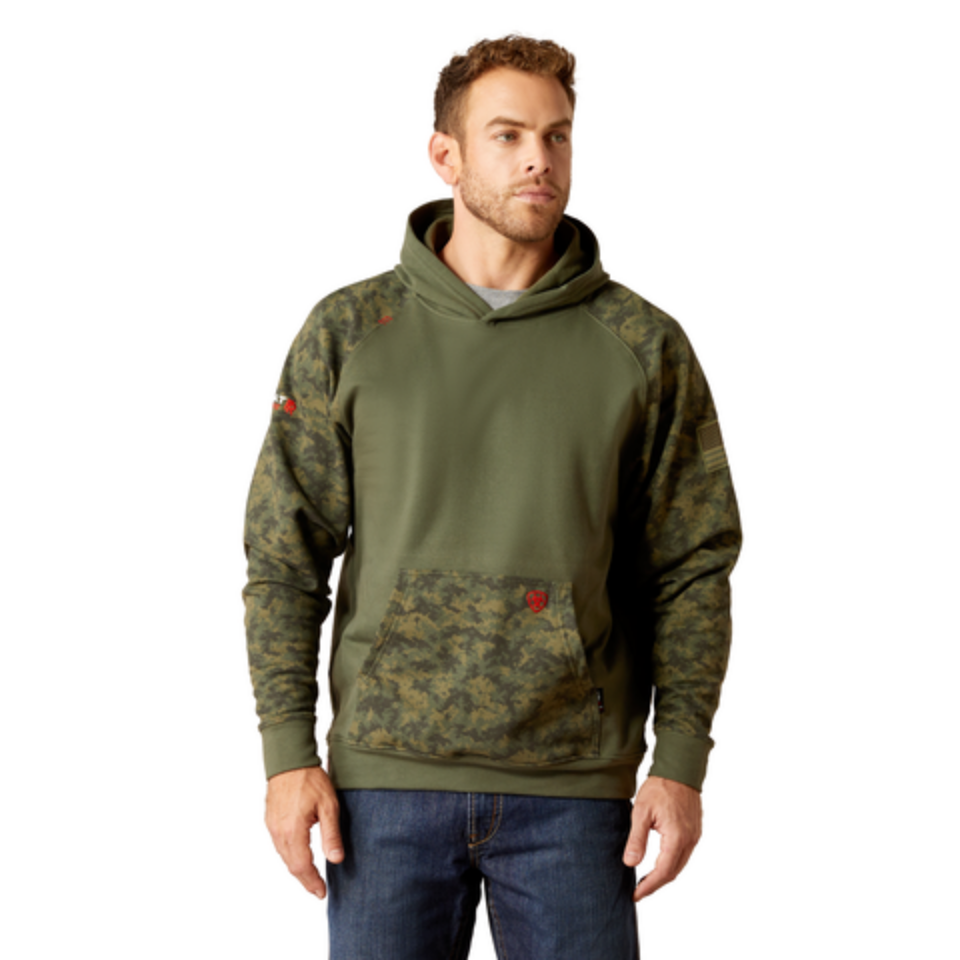 Picture of Ariat 10051974 FR DURASTRETCH PATRIOT HOOD