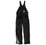 Picture of Carhartt 101626 Mens Flame Resistant Loose Fit Duck Insulated Bib Overall