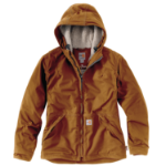 Picture of Carhartt 102694 Womens Flame Resistant Full Swing® Loose Fit Quick Duck Sherpa-Lined Jacket
