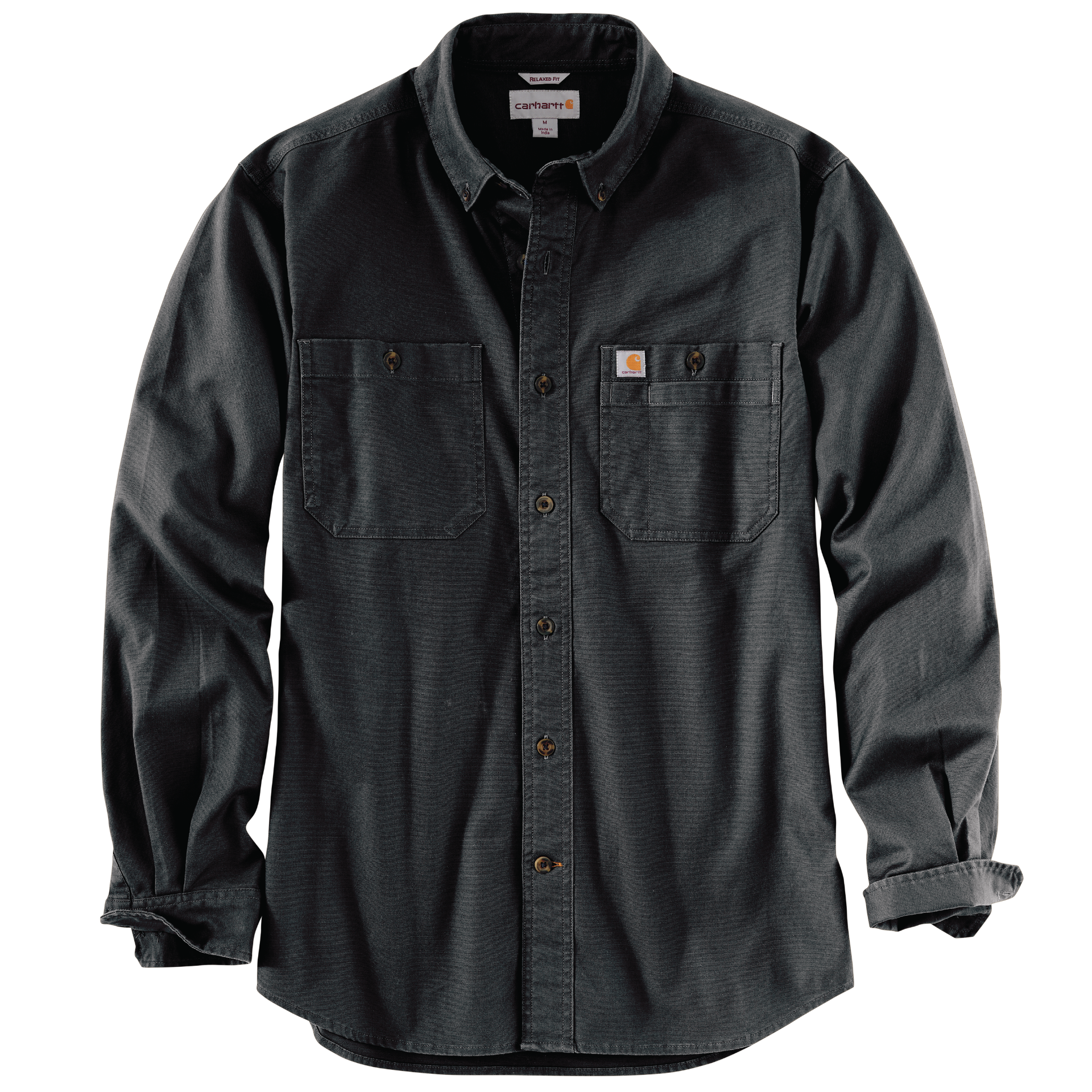 Picture of Carhartt 103554 Mens Rugged Flex® Relaxed Fit Midweight Canvas Long-Sleeve Shirt