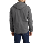 Picture of Carhartt 103826 Mens Relaxed Fit Washed Duck Sherpa-Lined Utility Jacket