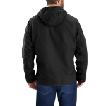 Picture of Carhartt 104392 Mens Relaxed Fit Washed Duck Sherpa-Lined Jacket