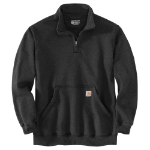 Picture of Carhartt 105294 Mens Loose Fit Midweight Quarter-Zip Mock-Neck Sweatshirt
