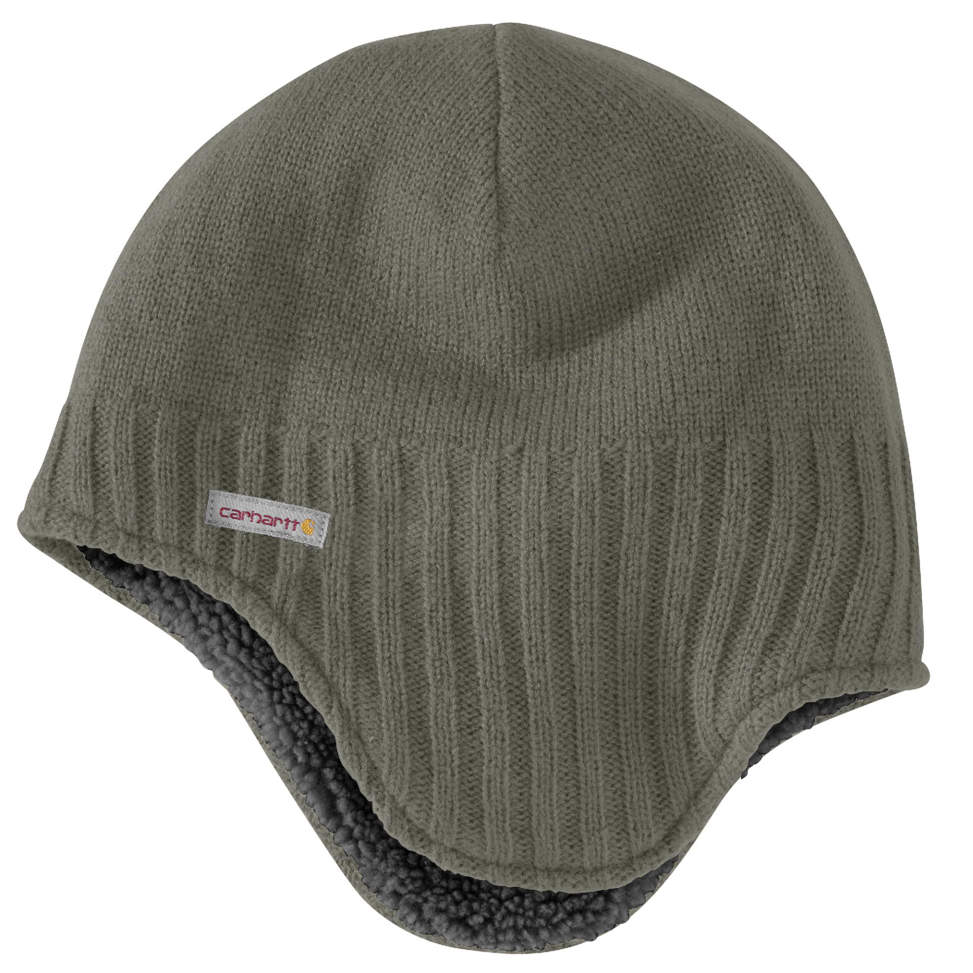 Picture of Carhartt 106390 Mens Knit Sherpa Lined Earflap Hat