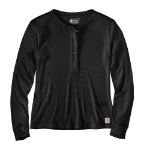 Picture of Carhartt 106480 Womens TENCEL™ Fiber Series Relaxed Fit Long-Sleeve Ribbed Henley
