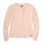 Picture of Carhartt 106480 Womens TENCEL™ Fiber Series Relaxed Fit Long-Sleeve Ribbed Henley