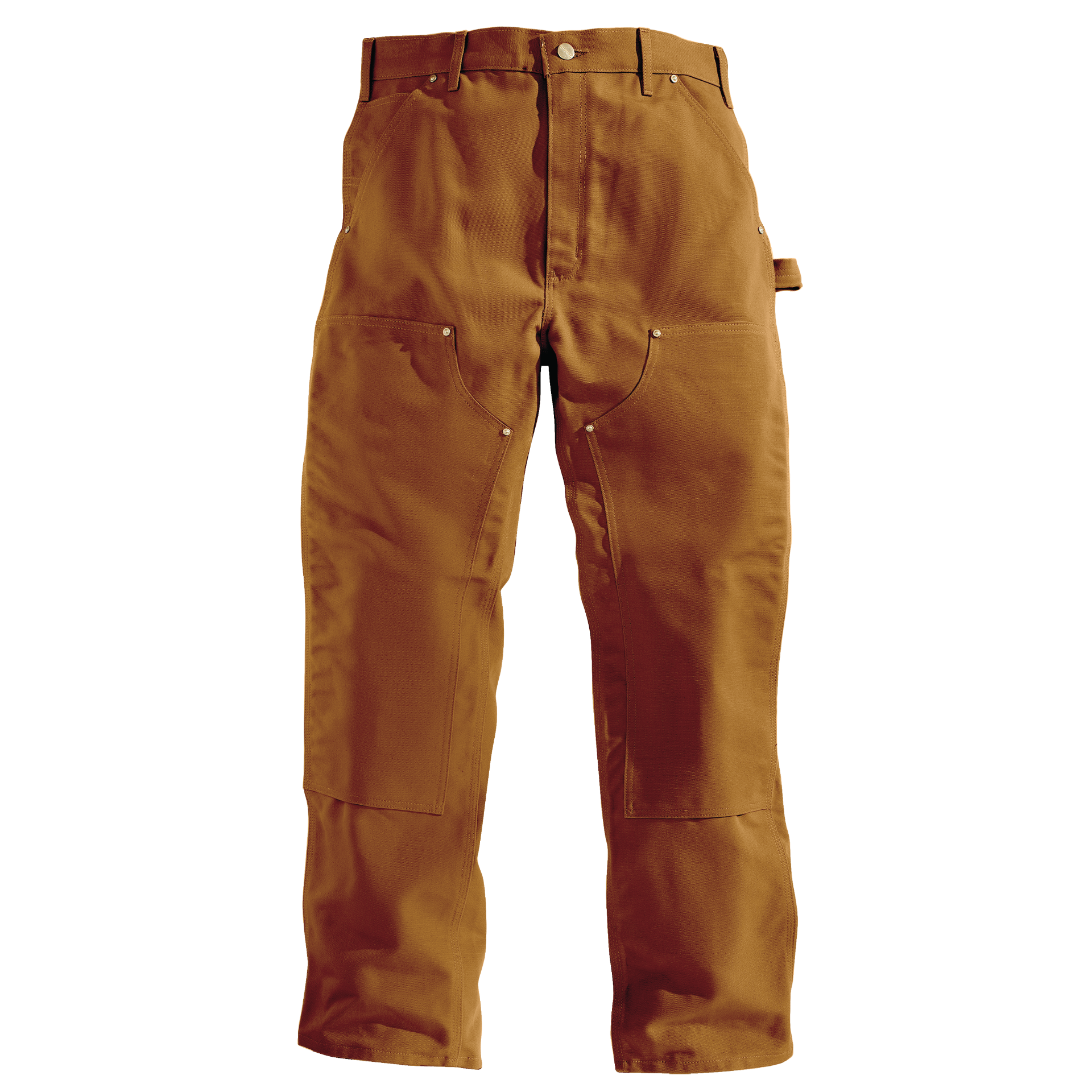 Picture of Carhartt 106679 Mens B01 Loose Fit Firm Duck Double-Front Utility Work Pant
