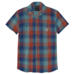 Picture of Carhartt 106745 Mens Rugged Flex™ Relaxed Fit Lightweight Short-Sleeve Plaid Shirt