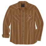 Picture of Carhartt 106905 Mens Montana Rugged Flex™ Relaxed Fit Lightweight Long-Sleeve Snap-Front Print Shirt