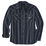 Picture of Carhartt 106905 Mens Montana Rugged Flex™ Relaxed Fit Lightweight Long-Sleeve Snap-Front Print Shirt
