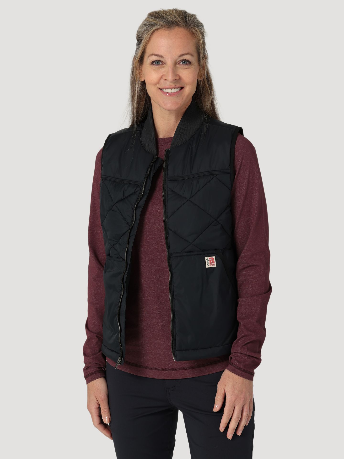 Picture of Wrangler 112318478 Riggs Workwear® Womens Puffer Vest