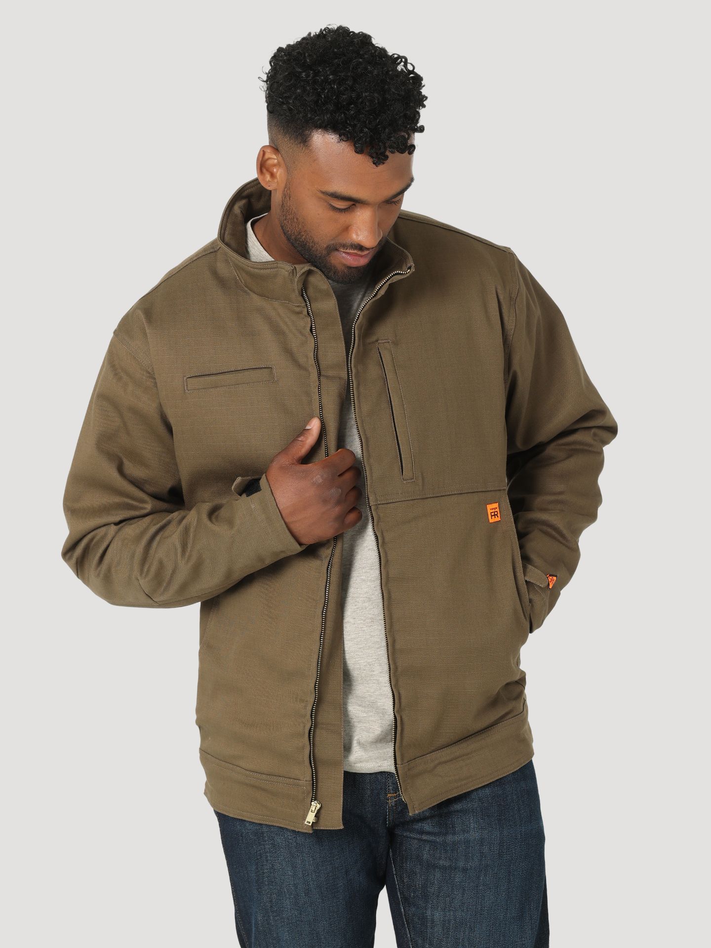 Picture of Wrangler 112319240 FR Work Jacket