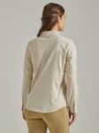 Picture of Wrangler 112333893 ATG -x- Womens Mixed Material Shirt