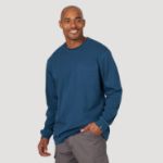 Picture of Wrangler 3W702 Wrangler RIGGS WORKWEAR® Long Sleeve Pocket T-Shirt