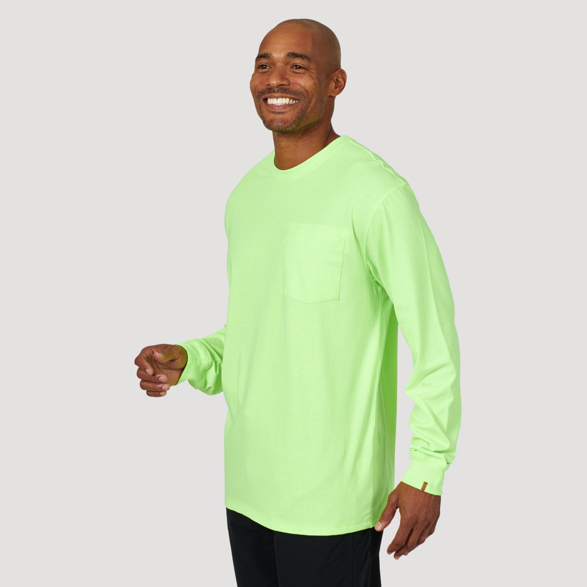 Picture of Wrangler 3W702 Wrangler RIGGS WORKWEAR® Long Sleeve Pocket T-Shirt