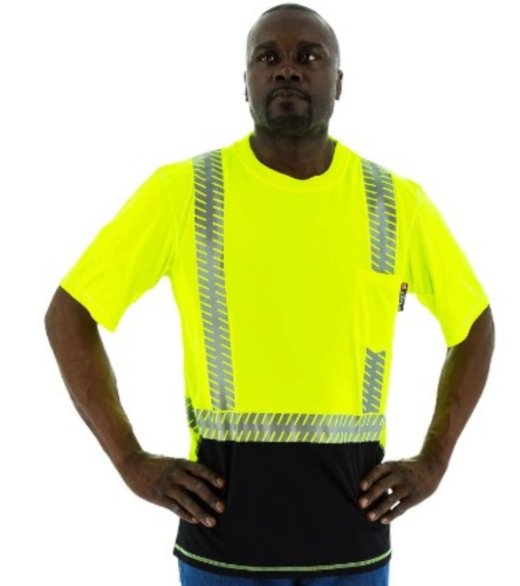 Picture of Majestic 75-5217 Hi-Viz snag resistant T-Shirt, ANSI 2