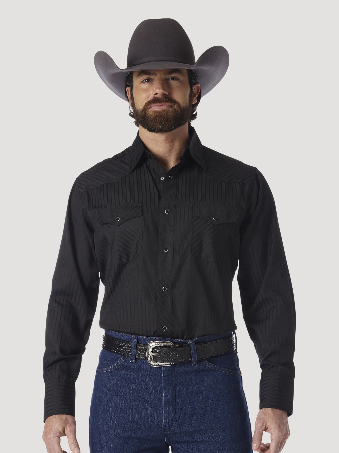 Picture of Wrangler 75214 Sport Western Snap Shirt