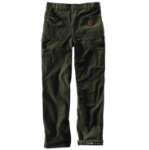 Picture of Carhartt B111 Mens Loose Fit Washed Duck Flannel-Lined Utility Work Pant