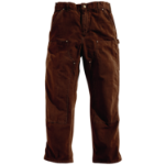 Picture of Carhartt B136 Mens Loose Fit Washed Duck Double-Front Utility Work Pant