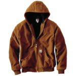 Picture of Carhartt J140 Mens Loose Fit Firm Duck Insulated Flannel-Lined Active Jac