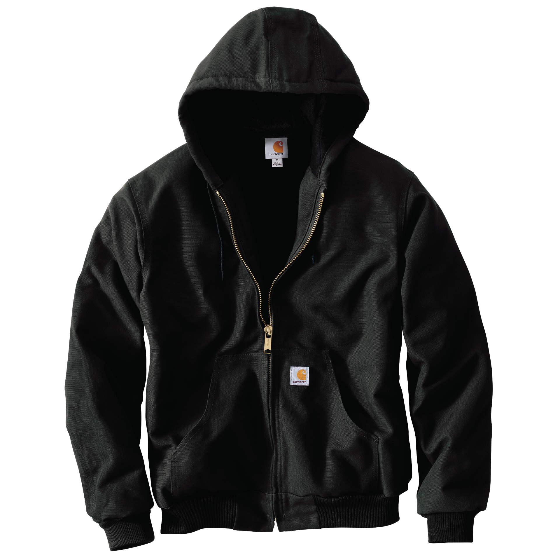 Picture of Carhartt J140 Mens Loose Fit Firm Duck Insulated Flannel-Lined Active Jac