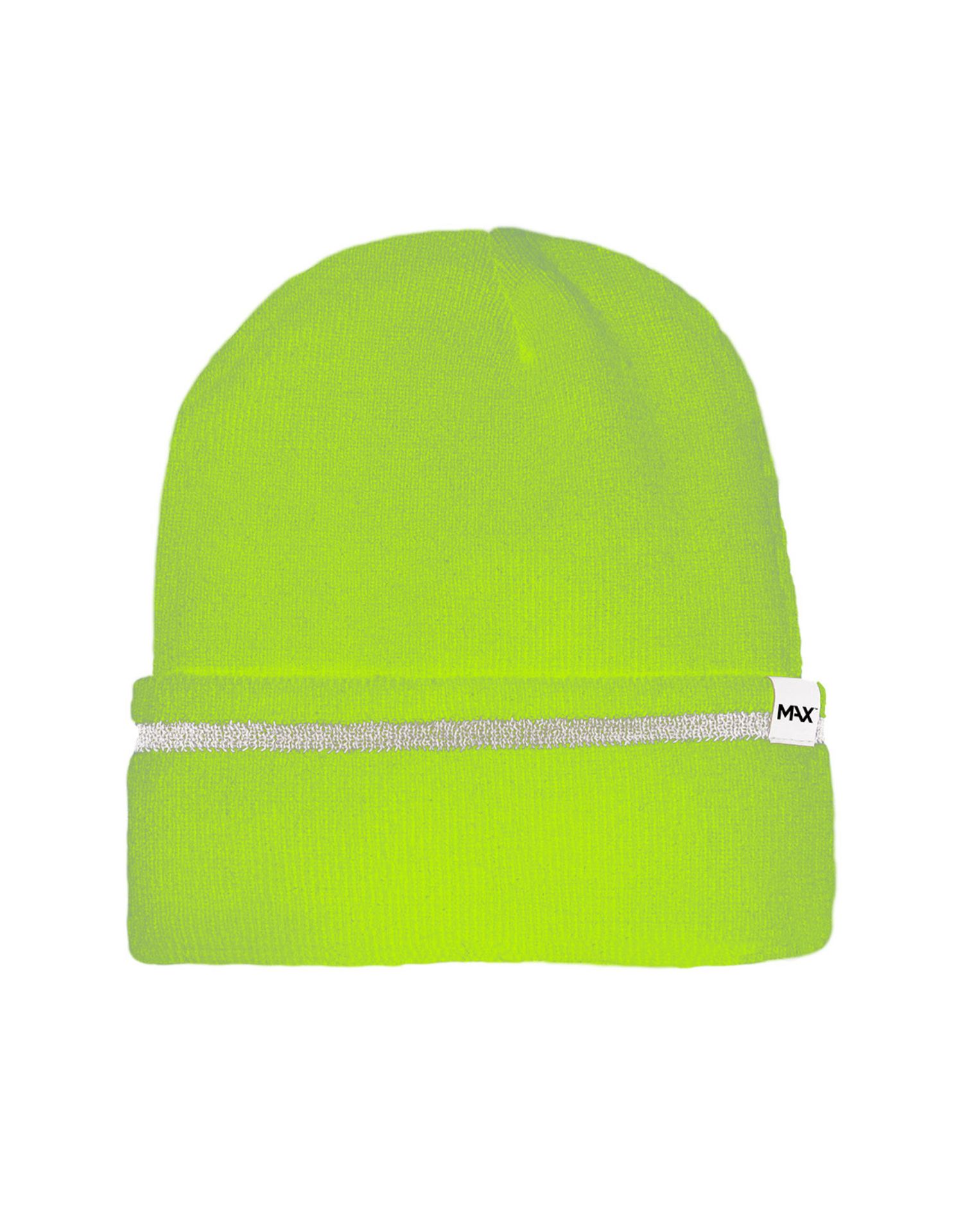 Picture of Max Apparel MAX139 Cuffed Beanie/Reflective Stripe/3M Thinsulate