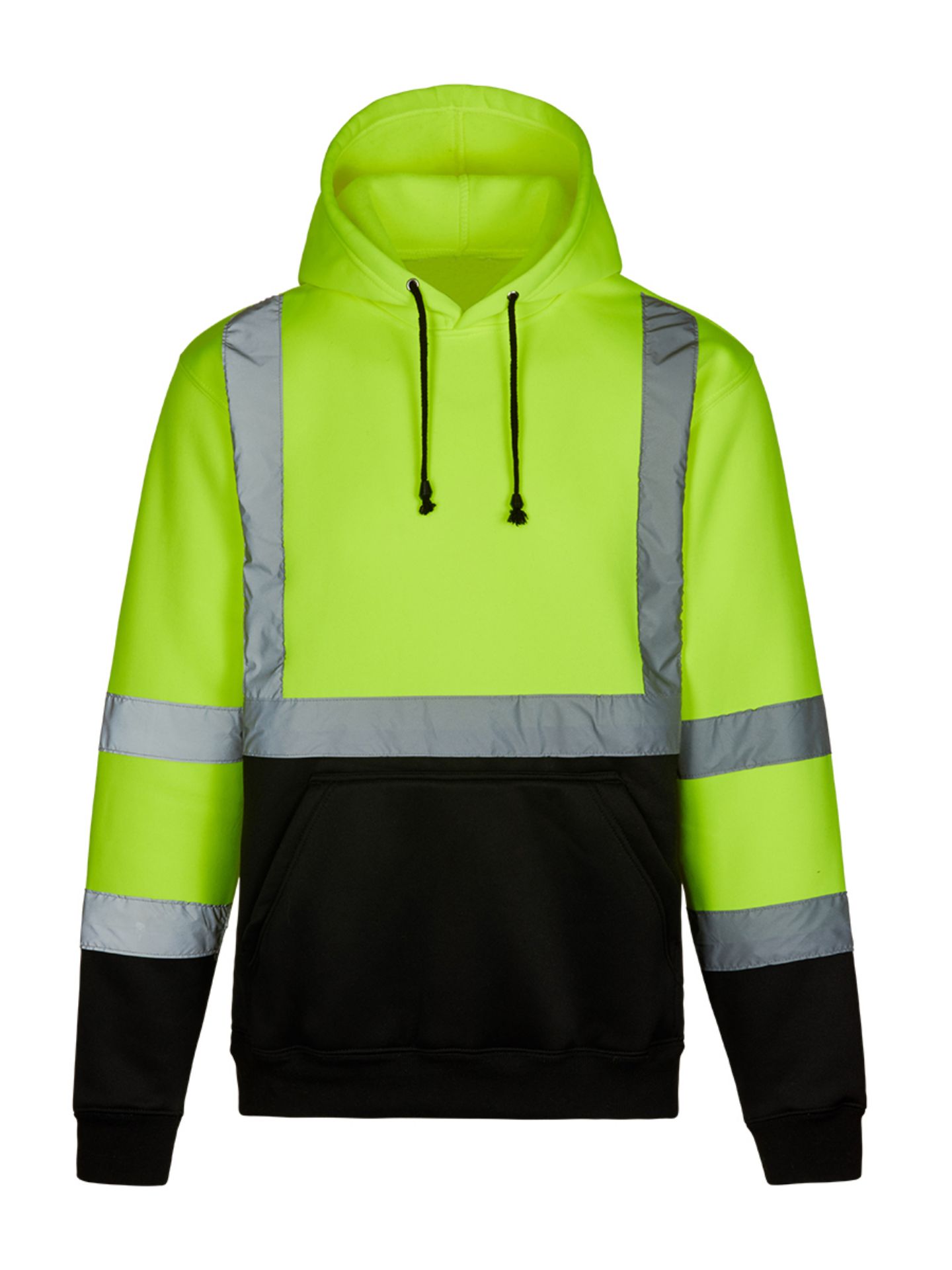 Picture of Max Apparel MAX630 Class 3 Pullover Hoodie, Safety Green/Black
