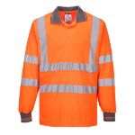 Picture of Portwest S277 Hi-Vis Long Sleeve Polo Shirt