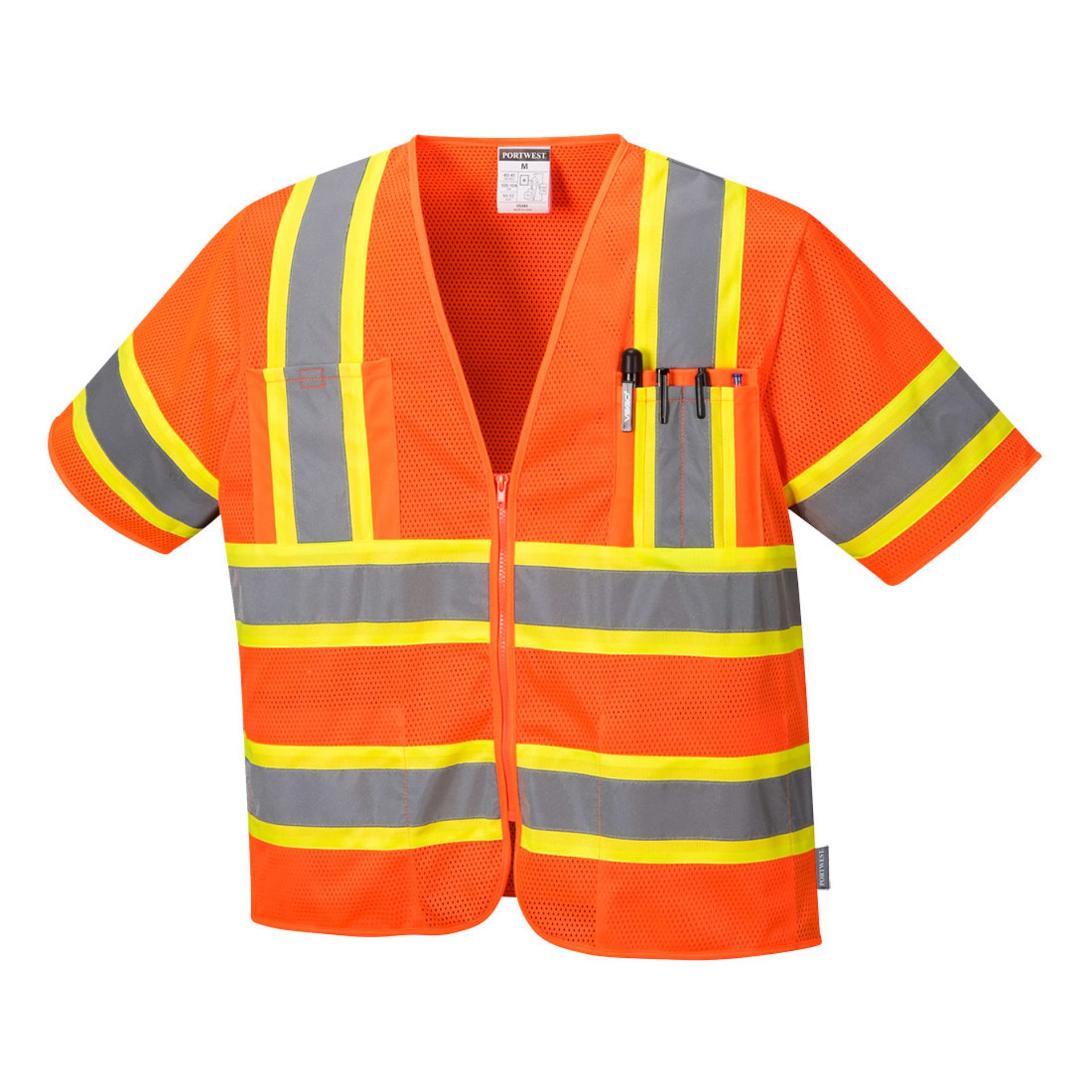 Picture of Portwest US383 Augusta Sleeved Hi-Vis Vest