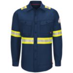 Picture of Bulwark® QS40-EHV iQ Series® Endurance Men's FR Enhanced Visibility Work Shirt