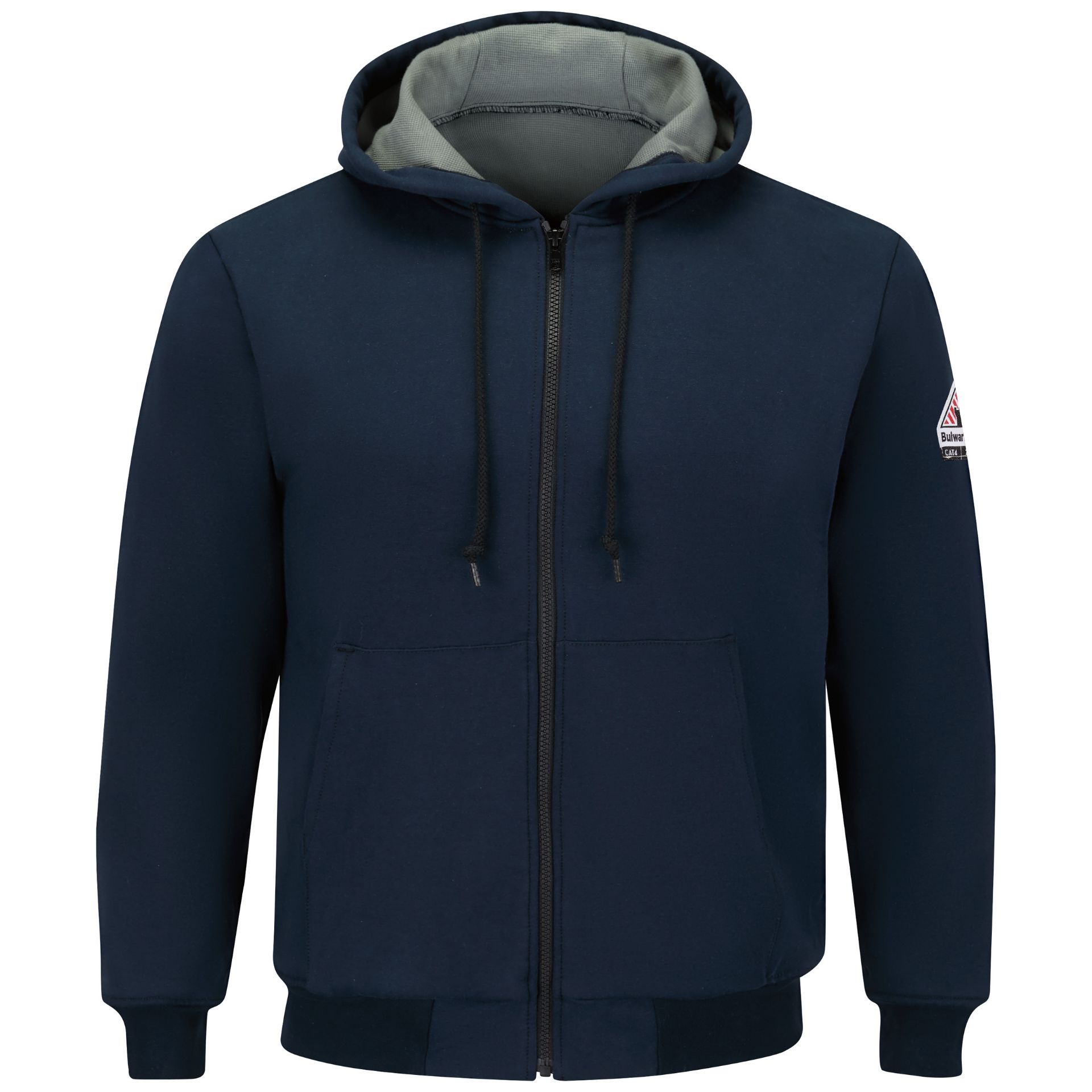 Picture of Bulwark® SEZ4 Men's Thermal Lined Zip-Front Hooded Sweatshirt
