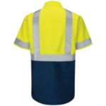 Picture of Red Kap® SY24-HV-TRC2 Men's Hi-Visibility Short Sleeve Ripstop Work Shirt - Type R, Class 2