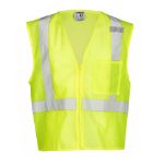Picture of Kishigo 1089 Single Pocket Zipper Mesh Vest