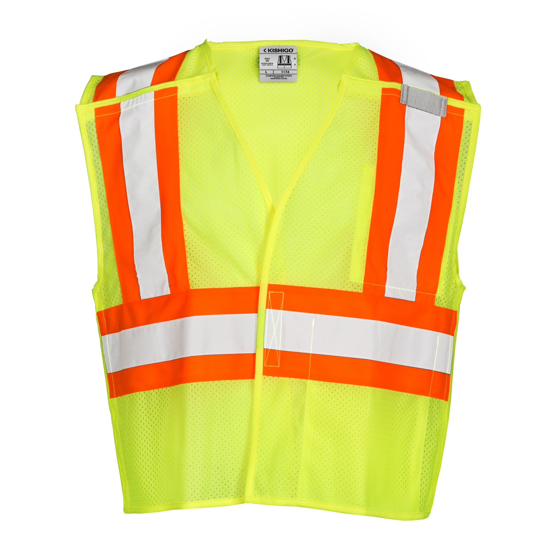 Picture of Kishigo 1174 Contrasting Mesh Breakaway Vest