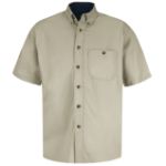 Picture of Red Kap® SC64 Men's Short Sleeve Cotton Contrast Dress Shirt