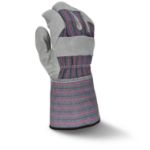 Picture of Radians RWG3200G Radians RWG3200G Regular Shoulder Gray Split Cowhide Leather Glove with Gauntlet Cuff