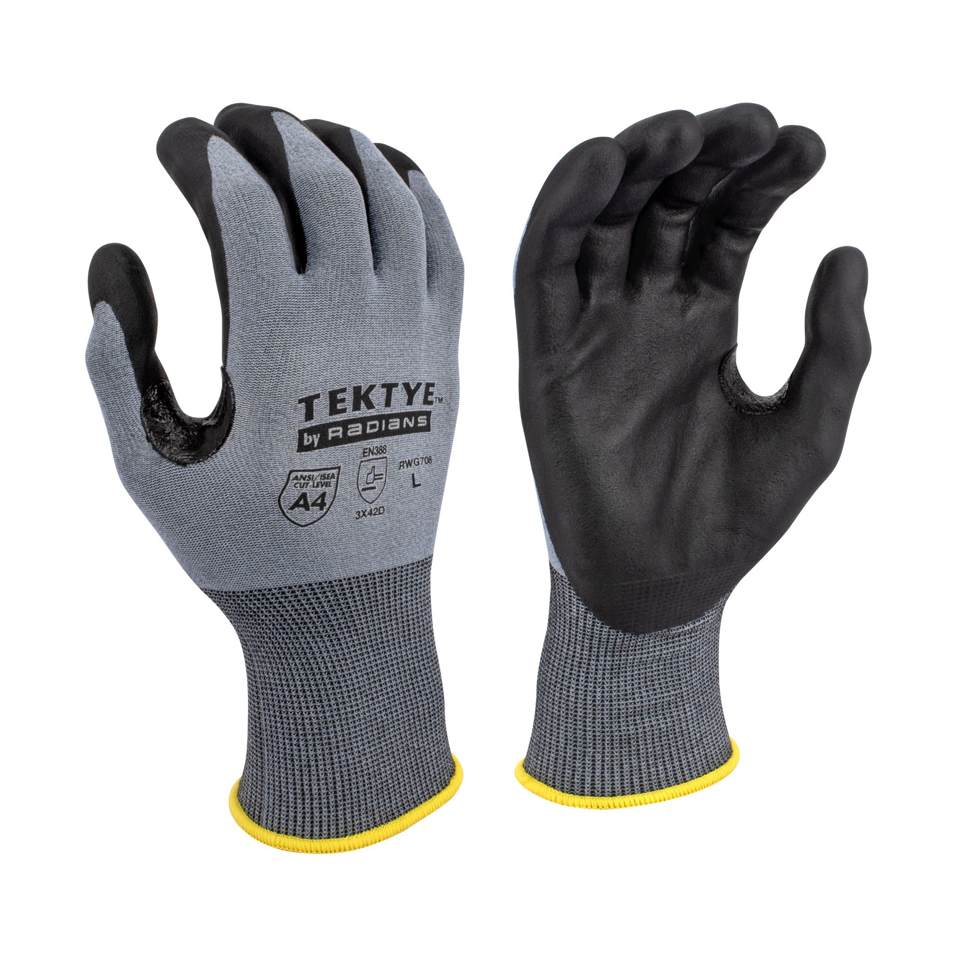 Picture of Radians RWG708 Radians RWG708 TEKTYE® A4 Reinforced Thumb Work Glove
