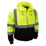 Picture of Radians SJ32-3 Color Blocked Hooded Sweatshirt with Removable Hood