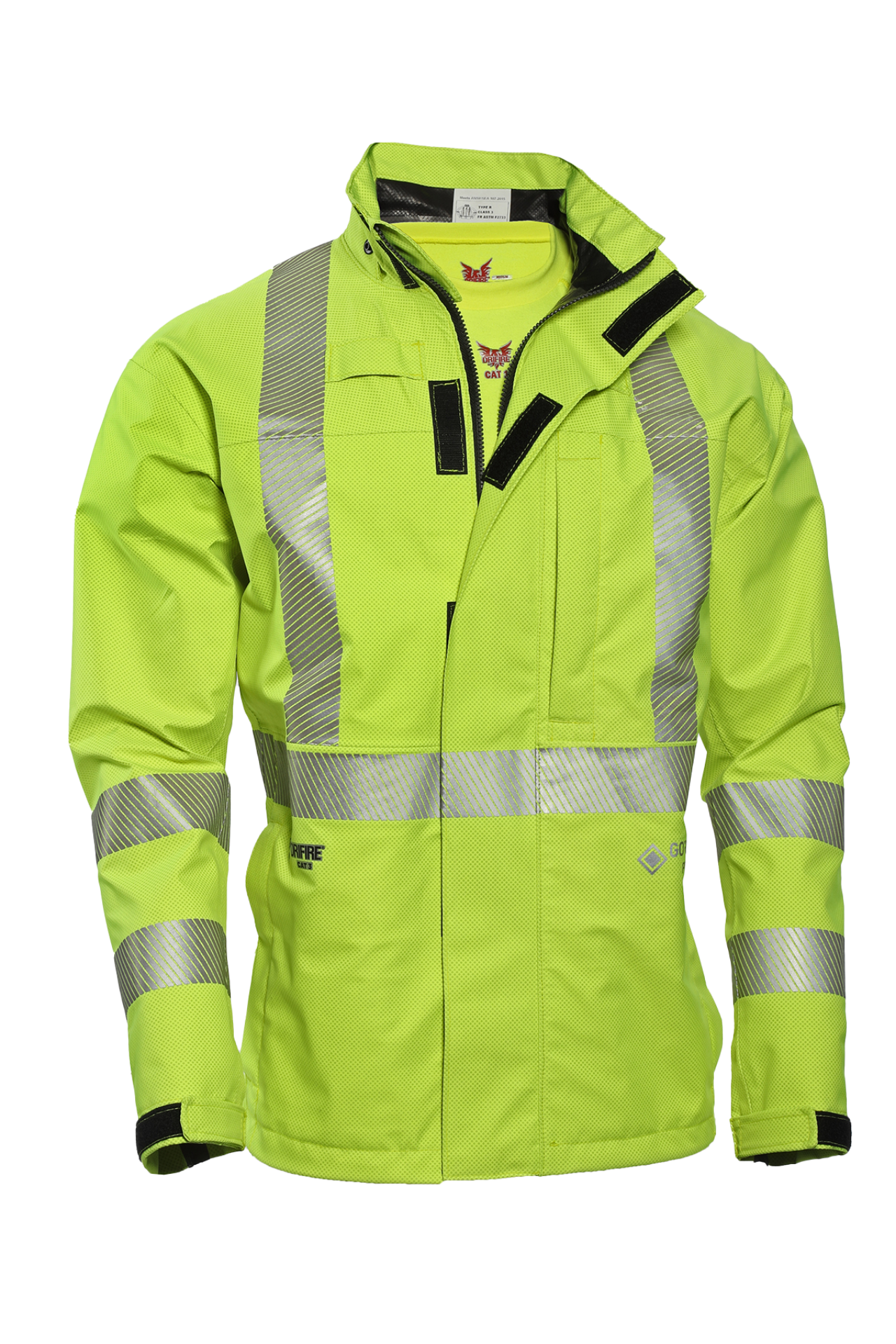 Picture of HYDROFLASHJ-Y-_ _ DRIFIRE HYDROflash FR Foul Weather Jacket Class 3