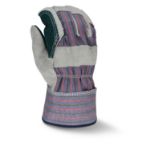 Picture of Radians RWG3200DP Radians RWG3200DP Regular Shoulder Gray Split Cowhide Double Leather Palm Glove