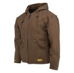 Picture of DEWALT DCHJ076ATD1 DEWALT Men's Heated Heavy Duty Work Coat Kitted Tobacco