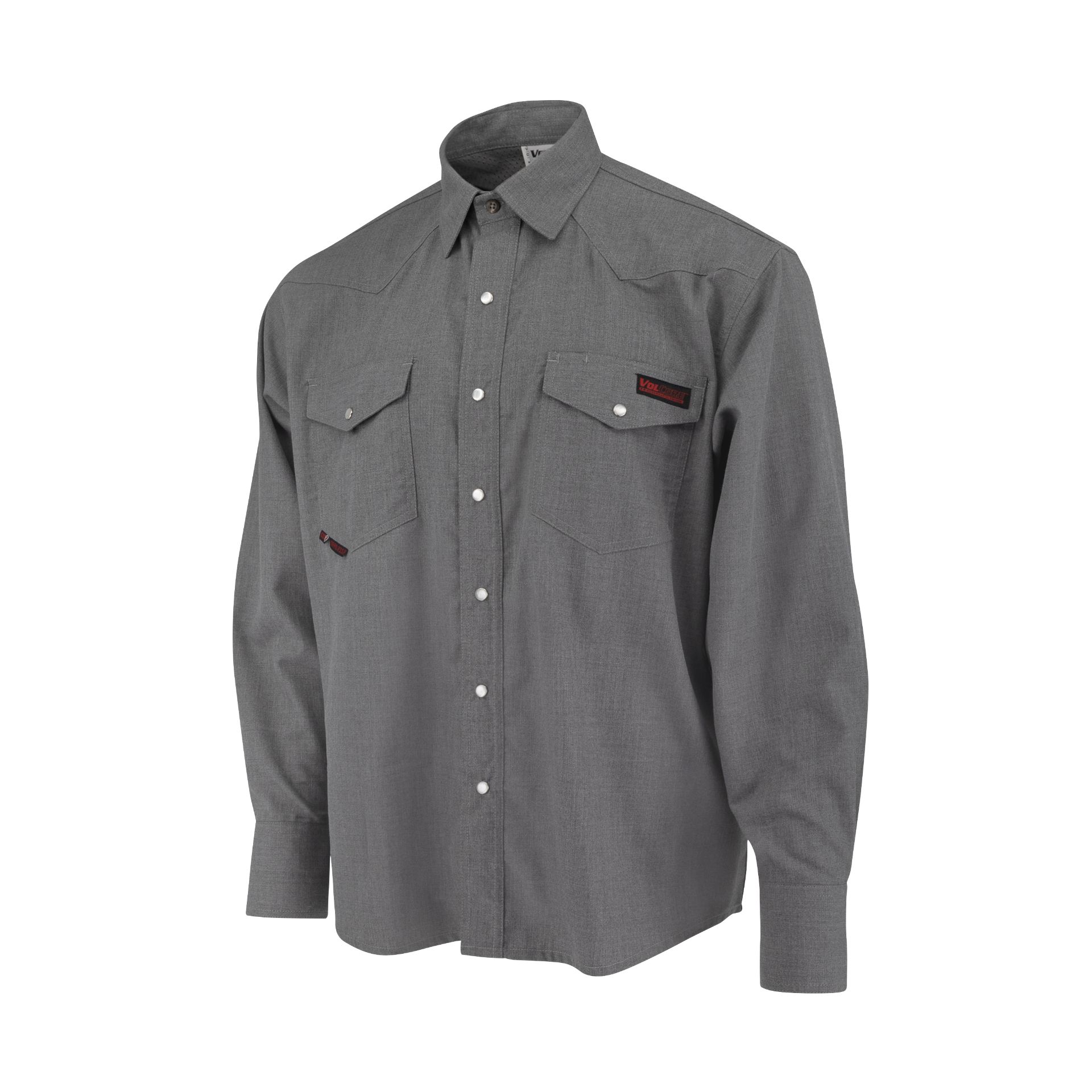 Picture of Radians FRS-004 Radians FRS-004 VolCore® CAT 2 Vented Pearl Snap FR Shirt