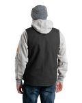 Picture of Berne  VW531 Heartland Sherpa-Lined Washed Duck V-Neck Vest