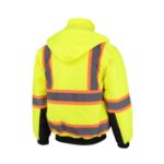Picture of Radians SJ511B Radians SJ511B Class 3 Hi-Vis Hooded Bomber Jacket with Removable Sleeves