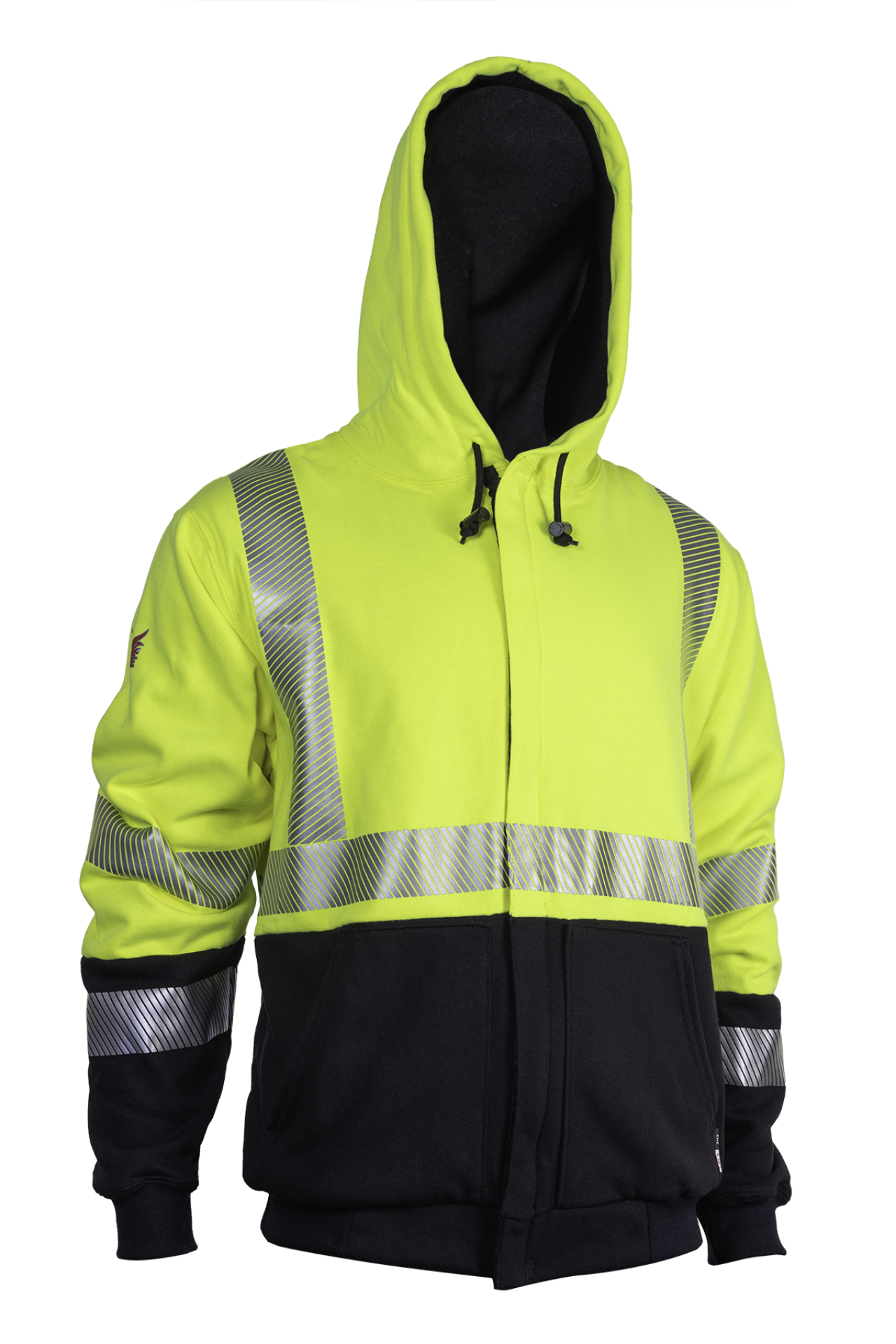 Picture of SWSLHE04-_ _ DRIFIRE FR HV Hybrid Lined Zip Front Hoodie Class 3