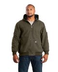 Picture of Berne  HJ59 Heartland Duck Flannel-Lined Hooded Jacket